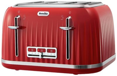 Breville - Toaster - Impressions - 4 Slice - Red
